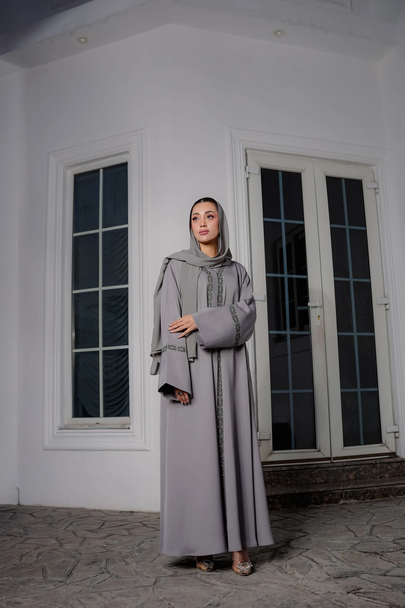Abaya Grey Nadine
